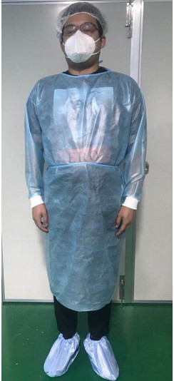 Buy polyethylene film L1 L2 Disposable Theatre Gowns at wholesale prices