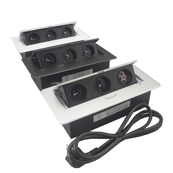 Buy Multiple Desk Mount Power Outlet Kitchen Pop Up Furniture Socket at wholesale prices