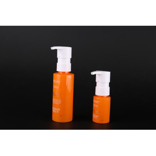Buy Sunday Riley Plastic PET Lotion Pump Bottles For Makeup Remover Milk 30ml 100ml at wholesale prices