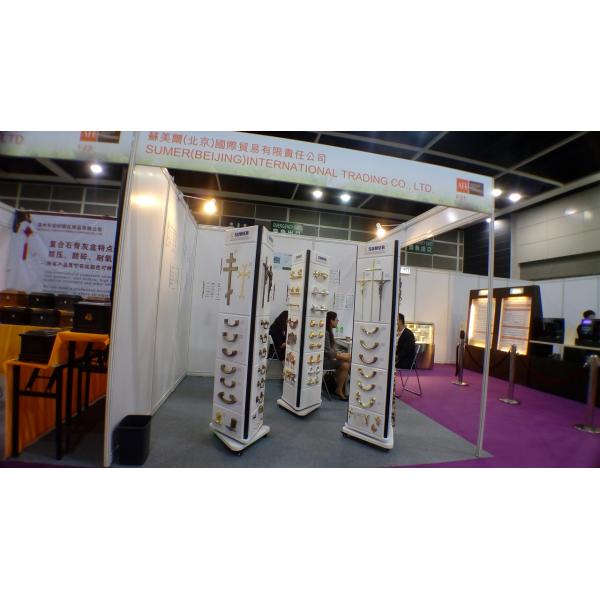 Ref H008 Gold Size 19 X 11 Cm Casket Handles , Zinc Alloy Coffin Accessories