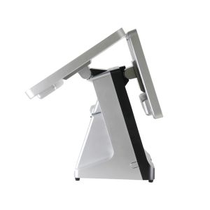 True Flat Ten Points Touch Dual Screen POS System With Printer 80mm
