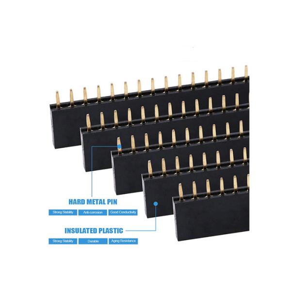 Buy Straight Single Row PCB Board Female Pin Header Strip Starter Kit For Arduino 120pcs at wholesale prices