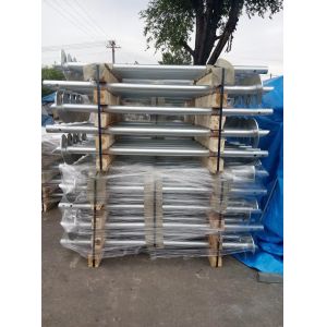 Steel Helical Ground Anchors Prefabricated Helical Screw Pile Foundations