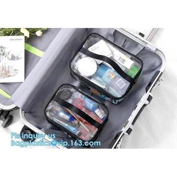pvc easy take away travel use toothbrush bag, Drawstring Poly Travel Stationery Set Bedsheet Packing Pvc Bag, Cloth Pack