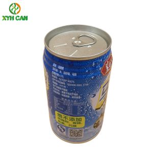 Cold Beverage Tin Can 240ml BPA Free CMYK Printing Round