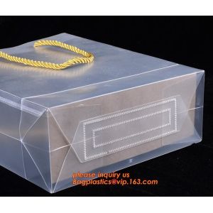 gift shopping bag with pp rope,Custom logo Printed Luxury Promotional shopping