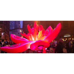 Beautiful Customized Inflatable Lighting Decoration Led Inflatable Flower