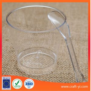 ice cream cone plastic cups hard plastic in transparent colour