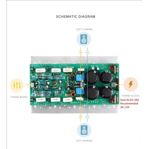 Simple Package 750W High Power Mono Linear Amplifier for Yamaha Sound Alignment