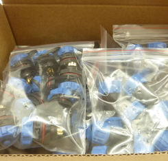 Waterproof SC FC fiber optic cable patch cord 4 pin quick fiber connector