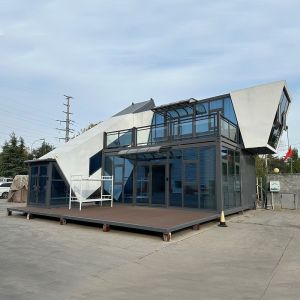 Quality Modern Design Style Steel 40 Ft Quick Installation Prefab Container House Flat Pack Fire-Proof Modular Container House for sale