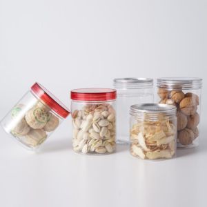 Customization Plastic Jars with Plastic Lid and Customized Design