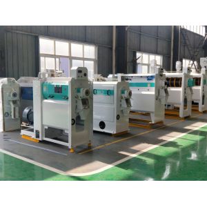 2x1x8x2.1m Compact Double Roller Rice Whitening Machine