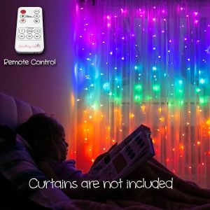 Quality 600 LM Multi Coloured Curtain Lights 3M 30V Twinkle Window Lights For Bathroom for sale