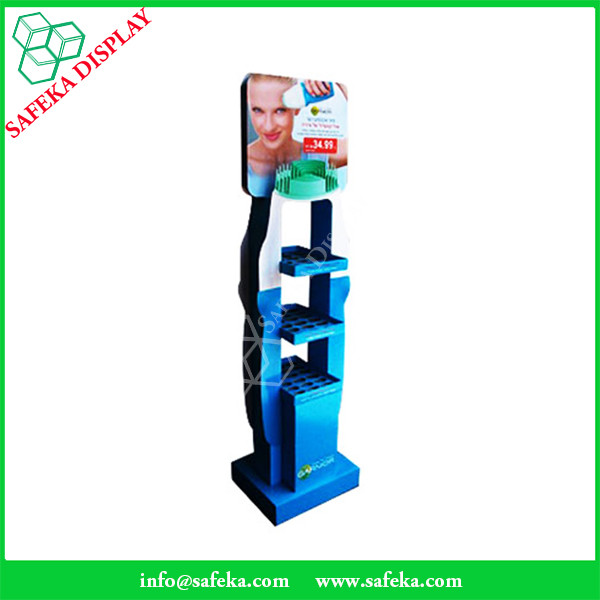 Buy Pop funko Cheap Custom printed Promotion Rack Supermarket advertising shelf Cardboard makeup display stand at wholesale prices
