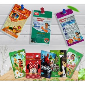 new trendy products white back plastic makeup brushes sealed header clear opp