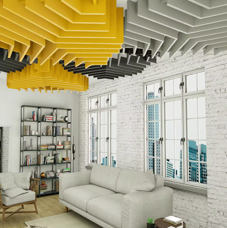 Ceiling Polyester Fiber Acoustic Panel for Modern Acoustic Solutions Interior PET Panel