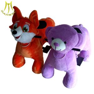 Hansel amusement park games for mall and plush children ride on animals with