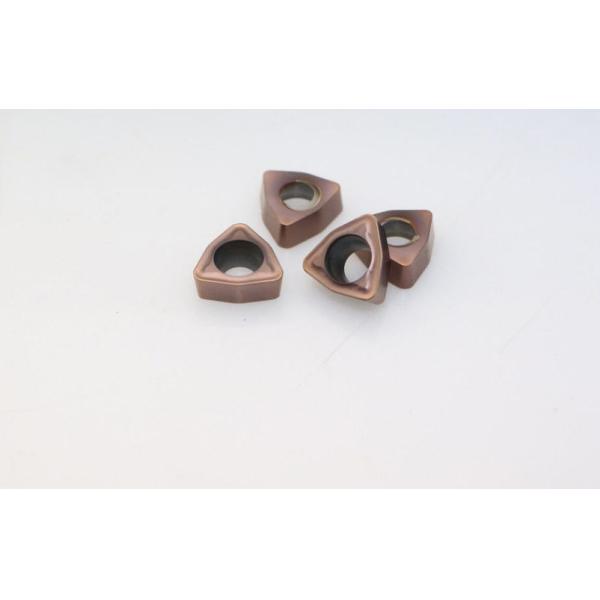 Heat Resistant Triangle Carbide Inserts , Cemented Carbide Inserts For Steel