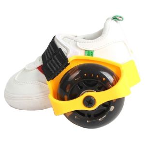 Quality YOBANG yellow Jetts Heel Wheels Light-Up Heel Skates with two wheels for kids girls for sale