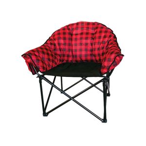 OEM ODM Folding Padded Moon Chair , Padded Moon Camping Chair