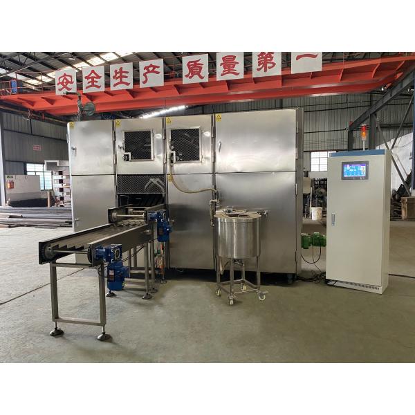Buy Full Automatic Waffle Cone Making Machine Steel Structure at wholesale prices