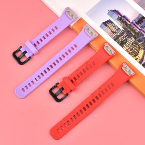 Sweat Proof 21mm Silicone Watch Band With Plastic Clasp