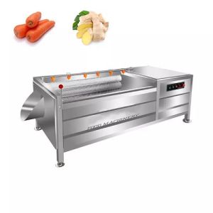 1.1KW Fruit Vegetable Processing Machine Potato Washing And Peeling Machine