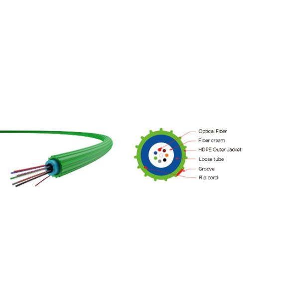 Outdoor FTTH ADSS Fiber Optic Cable All Dielectric Self Supporting 0
