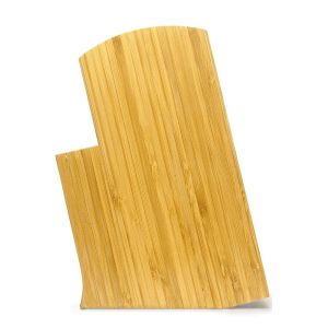 Long Lifespan Bamboo Knife Holder Natural Color LFGB SGS Certificate