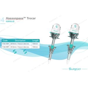 12mm Plastic Trocar for Laparoscopic Surgery Disposable Hasson Trocar