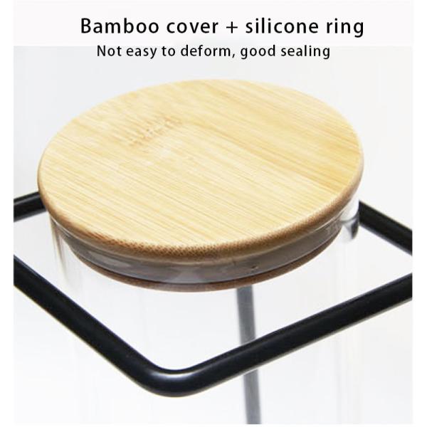 FDA Dried Fruits 1000ml Glass Sealed Display Bottle