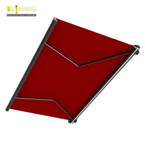 Outdoor Motorized Waterproof Retractable Awning Canopy Full Cassette Awning