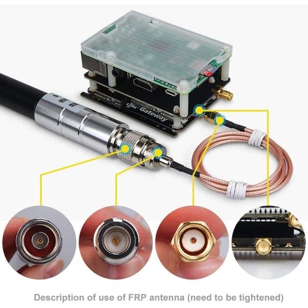 Customized 433mhz 868mhz 915mhz 3dbi 5dbi 8dbi 12dbi Lora Fiberglass Antenna with VSWR 1.5