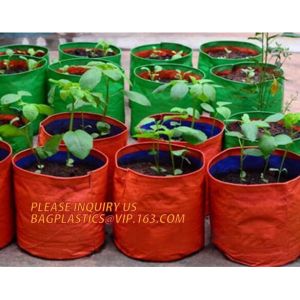 UV resistant PE potato growing bag garden planter bags with Flap and handles
