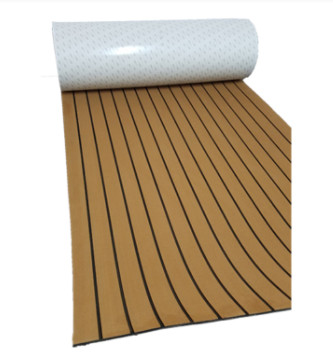 120kgs/M3 Melors 90in X 35in Synthetic Teak Deck / Marine Eva Foam Decking