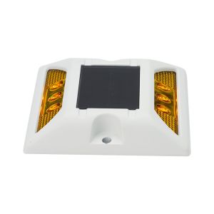 125mm LED Road Studs Flexible Bigger Solar Panel Reflective For Road Safety
