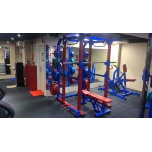 Cross Fitness Gym Equipment Power Full Squat Rack With Weighting Platform