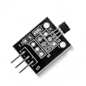 Black + Silver Gray Hall Effect Magnetic Sensors , Hall Sensor Circuit