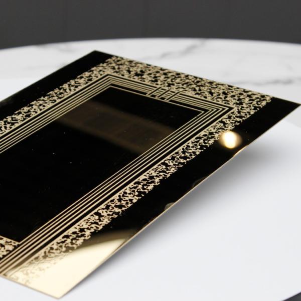 Custom Pattern Elevator Door Stainless Steel Plate ASTM Standard