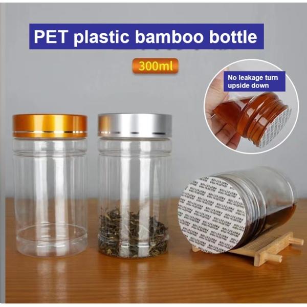 Buy Transparent Empty Medication Bottles Round Plastic Bottles For Tablets at wholesale prices