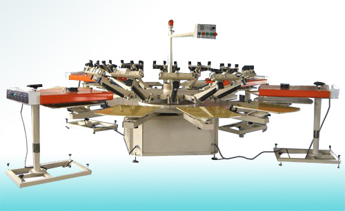 Semi automatic micro registration screen printer
