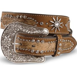 China new western spur conchos cowhide belts for jeans on sale