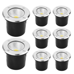 China Steel Glass 7W LED Underground Lamp IP67 3000K Waterproof on sale