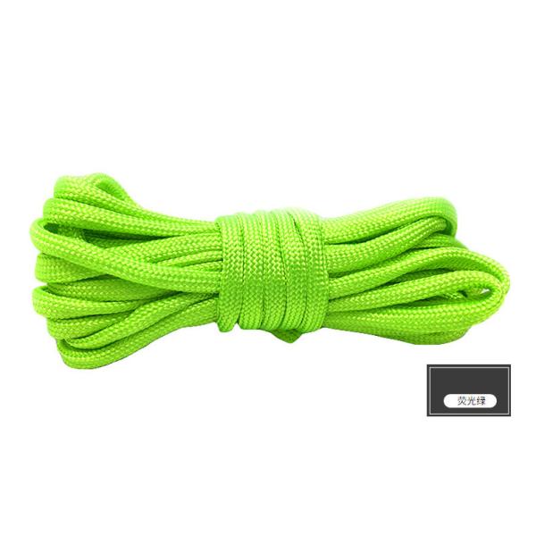 Colorful Orange Nylon Rope ISO9001 Double Braided Polyester Rope