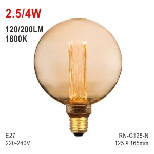 Quality G125 Bulb, Deco Bulb, E27 LED Bulb, Fashionable Glass Bulb, Energy Saving Lamp for sale