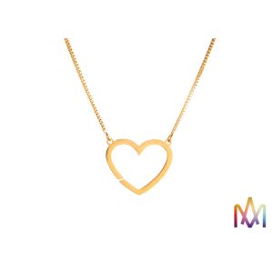 China 20x25mm Polished SS Personalised Heart Pendant Necklace on sale