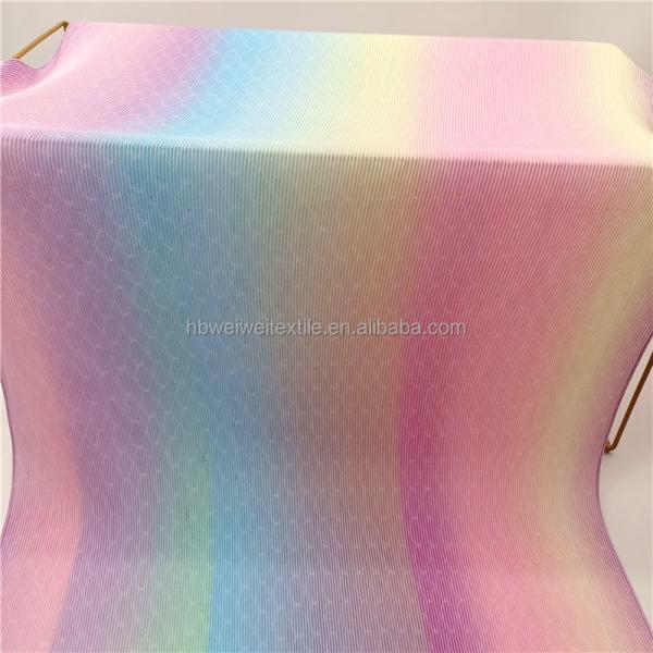 2022 Fashion rainbow Pattern Hijab Gradient Ramp Scarf Newest Design Women Shawl for Muslim Women