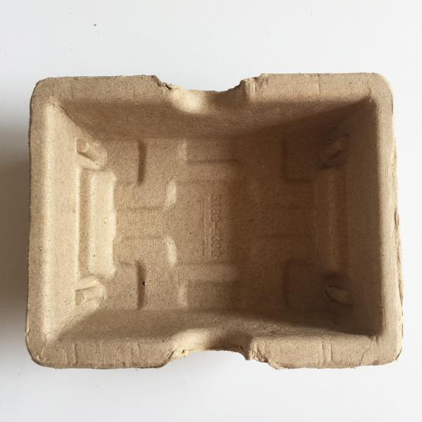 Biodegradable Cosmetic Bottle Packaging Pulp Container Molded Pulp Packaging Supplies