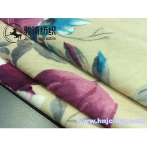 China Wholesale anti static/anti pilling flower pattern paper printing velvet